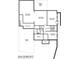 Detailed basement plan featuring unfinished rec room, storage, and unfinished bedroom at 3680 Tanglewood Se Dr, Atlanta, GA 30339