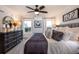 Stylish bedroom featuring a comfortable bed, elegant decor, and abundant natural light for a serene retreat at 586 Avondale Park Cir, Decatur, GA 30032