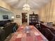Inviting dining room area with decorative furnishings and wallpaper at 1046 Waterside Se Dr, Conyers, GA 30013