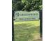 Sign for the Woodstock Greenprints Trestle Rock Trail promotes regional trailway system at 123 Meridian Dr, Woodstock, GA 30188