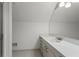 This bright bathroom features ample counter space and updated fixtures and hardware at 4212 Burns Heritage Ne Trl, Roswell, GA 30075
