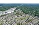 Panoramic aerial view of a large residential community surrounded by lush greenery and commercial areas at 2013 White Cypress Ct, Smyrna, GA 30082
