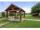 Inviting community gazebo with picnic table situated on a lush lawn at 2013 White Cypress Ct, Smyrna, GA 30082