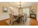 Chic dining room featuring a table with seating for six, modern decor and natural lighting at 1713 Paramore Ne, Marietta, GA 30062