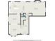 Downstairs floor plan featuring kitchen, living room, dining room, and breakfast nook at 3533 Aberdeen Way, Douglasville, GA 30135
