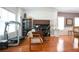 Inviting home office with hardwood floors, a large window and plenty of room for a workspace at 1441 Hada Ln, Lawrenceville, GA 30043