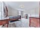 Charming bedroom features wood paneled walls, plush carpeting, and traditional-style furniture at 776 Green Dr, Canton, GA 30114