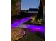 Outdoor space is well-lit with decorative lighting that enhances the landscape at 3303 Hawthorn Farm Blvd, Loganville, GA 30052