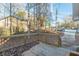 Back deck overlooking trees and the neighborhood beyond at 2089 Quilt Ct, Lithonia, GA 30058