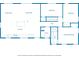 Detailed floor plan showcasing the layout with a dining area, living room, bedrooms, and primary bedroom at 2277 Cloverdale Se Dr, Atlanta, GA 30316