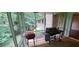 Screened-in porch with backyard views at 2600 Amberly Dr, Dunwoody, GA 30360