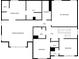 Second floor plan highlights the main bedroom with ensuite bathroom, sitting room and walk-in closets at 2953 Balvenie Pl, Acworth, GA 30101