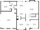Detailed floor plan showcasing the layout of the home's lower level with kitchen, living spaces and garage at 2953 Balvenie Pl, Acworth, GA 30101
