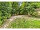 A spacious backyard with grass, foliage, and a ball near the grass at 711 Greenview Ne Ave, Atlanta, GA 30305