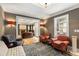 Bright living room with hardwood floors, fireplace, stylish furnishings, and ample natural light at 711 Greenview Ne Ave, Atlanta, GA 30305