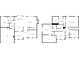Detailed floor plan showcasing the layout of the house, including the kitchen, living room, and bedrooms at 812 Roget Way, Lawrenceville, GA 30045