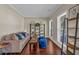 Cozy living room with comfortable seating, hardwood floors, and stylish decor at 812 Roget Way, Lawrenceville, GA 30045