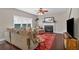 Comfortable living room with fireplace, hardwood floors, and neutral colors at 812 Roget Way, Lawrenceville, GA 30045