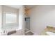 Bathroom featuring a soaking tub, walk-in shower, and granite countertops at 309 Daffodil Dr, Temple, GA 30179