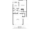 Layout of the basement including a bedroom, recreation room, garage and elevator at 2005 Eagle Rdg, Roswell, GA 30076