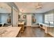 This spacious bathroom has a double vanity, soaking tub, and tile flooring at 2730 Henderson Chase Ct, Tucker, GA 30084
