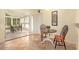 Cozy breakfast nook with tile flooring and a sunroom view at 3880 Admiral Dr, Chamblee, GA 30341