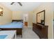 Cozy bedroom featuring a bed, dresser, and easy access to an ensuite bathroom at 163 Silver Fox Trail Trl, Dallas, GA 30157