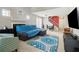 Bright living room with high ceiling, fireplace, and staircase at 163 Silver Fox Trail Trl, Dallas, GA 30157