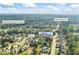 Aerial view of a Buford, GA home near Patrick Elementary School and Stone Manor Dr at 2517 Stone Manor Dr, Buford, GA 30519