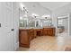 Beautiful bathroom with tile floors, vanity area with dual sinks, and a makeup counter at 2517 Stone Manor Dr, Buford, GA 30519