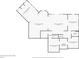 Basement layout featuring unfinished rooms and one bedroom at 2517 Stone Manor Dr, Buford, GA 30519