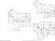 Floor plans for the home show layouts for the first and second floors and basement at 2517 Stone Manor Dr, Buford, GA 30519