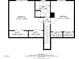 Detailed floor plan showcases upper level layout with bedrooms, walk-in closets and bathroom, including dimensions at 124 Hunters Mill Rd, Woodstock, GA 30188