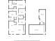Floor plan showing layout of bedrooms, baths, kitchen, living room, and other living spaces at 2822 Waters Sw Rd, Atlanta, GA 30354