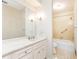 Bathroom with double sink vanity and a tub at 5287 Vernon Lake Dr, Atlanta, GA 30338