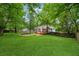 Large backyard and deck, set up for outdoor living, entertaining and relaxing at 12290 Greenmont Walk, Alpharetta, GA 30009