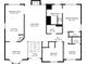 Upper level of home featuring kitchen, breakfast nook, living room, bedrooms, and primary bathroom layout at 12290 Greenmont Walk, Alpharetta, GA 30009