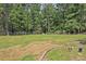 The backyard boasts a treeline perimeter with fencing and a storage shed at 3129 Etchison Rd, Loganville, GA 30052