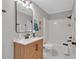 Bathroom with a modern vanity, sleek fixtures, and a walk-in shower, designed for comfort and contemporary style at 4492 Riverwood Cir, Decatur, GA 30035