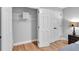 Bedroom closet with hardwood floors at 4492 Riverwood Cir, Decatur, GA 30035
