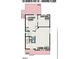 Layout of the first floor featuring a kitchen/dining area, an additional room, a living area, and a porch at 55 Bowen Ave, Atlanta, GA 30315
