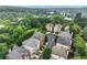 Scenic aerial view of upscale neighborhood with lush greenery and well-maintained homes in a desirable community at 13 Highland Park Ne Ln, Atlanta, GA 30306