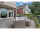Expansive deck features comfortable seating and city skyline views at 13 Highland Park Ne Ln, Atlanta, GA 30306