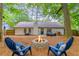 Inviting backyard with fire pit and seating area, perfect for outdoor entertaining at 2038 Summertown Dr, Norcross, GA 30071