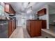 This kitchen has stainless steel appliances, an island, and a modern design at 300 Old Boy Scout Rd, Whitesburg, GA 30185