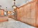 Spacious kitchen featuring a stainless steel refrigerator, generous cabinet space, and views into other rooms at 3771 Club Nw Dr, Kennesaw, GA 30144