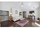 Comfortable living room with hardwood floors and lots of natural light at 2883 Andrews Nw Dr, Atlanta, GA 30305