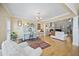 Comfortable sitting room with hardwood floors leads into main living area at 4525 Cavallon Nw Way, Acworth, GA 30101