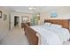 Spacious primary bedroom with tray ceilings, natural light, and an ensuite bathroom at 4525 Cavallon Nw Way, Acworth, GA 30101