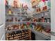 Well-stocked pantry with organized shelving and storage solutions at 203 Belmont Park Dr, Canton, GA 30115